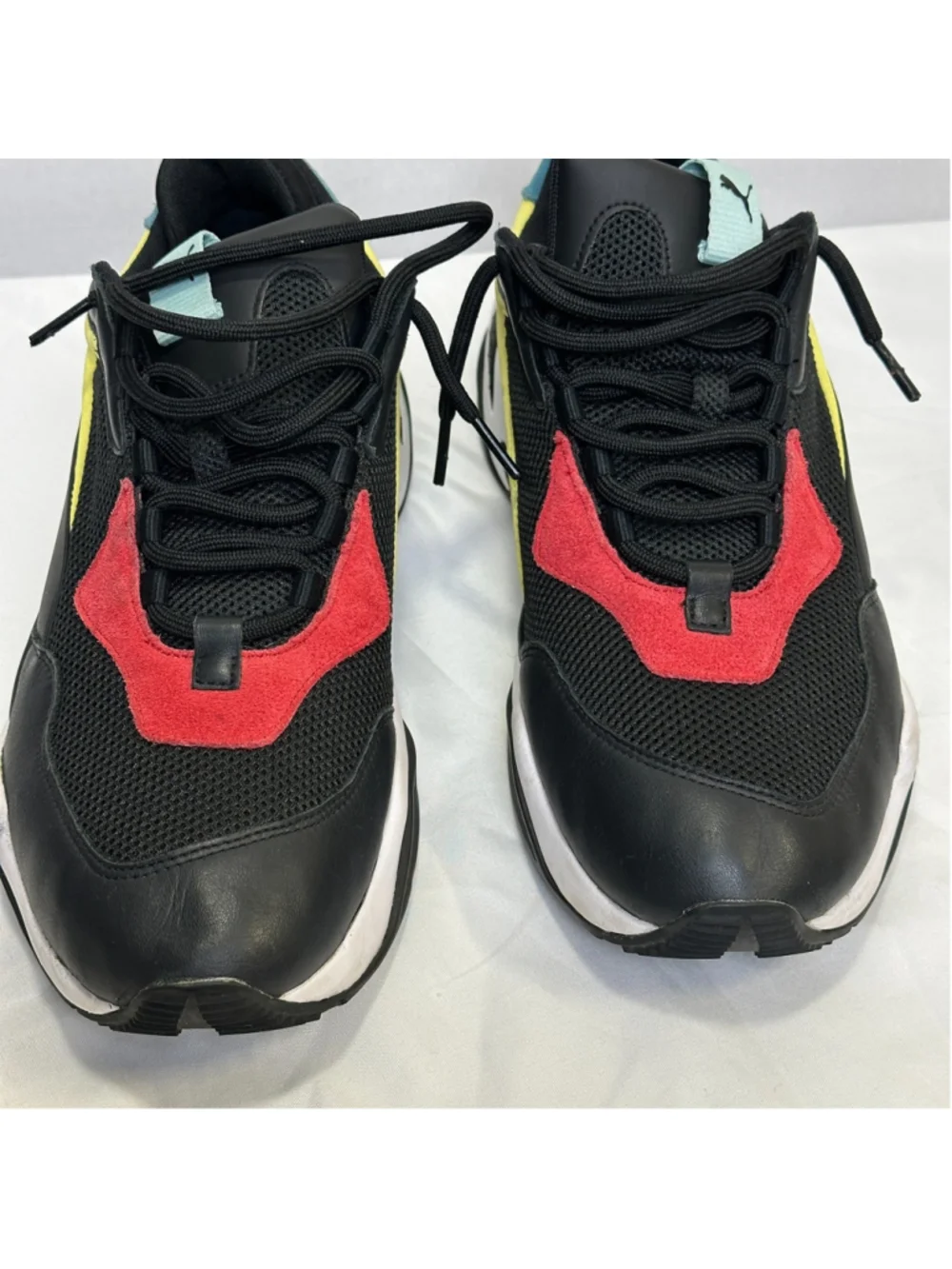 Puma Thunder Electric Black Multicolor Chunky Sneakers Men's Size 11.5